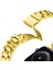 Apple Watch Seri SE/11/10/9/8/7/6/5/4/3 ile Uyumlu 42MM-41MM-40MM-38MM Üç Bakla Paslanmaz Çelik İnce Kordon Gold 2