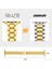 Apple Watch Seri SE/11/10/9/8/7/6/5/4/3 ile Uyumlu 42MM-41MM-40MM-38MM Üç Bakla Paslanmaz Çelik İnce Kordon Gold 3