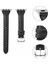 Apple Watch Seri SE/10/9/8/7/6/5/4/3 İle Uyumlu 46MM-45MM-44MM-42MM İnce Deri Kordon Siyah 2