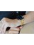 Apple Watch Seri SE/10/9/8/7/6/5/4/3 ile Uyumlu 42MM-41MM-40MM-38MM Infinity Link Zigzag Metal Kordon Gold 3