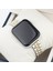 Apple Watch Seri SE/10/9/8/7/6/5/4/3 ile Uyumlu 42MM-41MM-40MM-38MM Çelik İnce Jubilee Kordon Gümüş / Gold 3