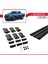 Mitsubishi L200 2015-2023 Arası ile Uyumlu Fly Model Ara Atkı Tavan Barı Siyah 3 Adet Bar 5