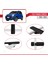 Fiat Panda Cross 2014 ve Sonrası ile Uyumlu Basıc Model Ara Atkı Tavan Barı Siyah 3 Adet 5