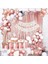 Rosegold Kral Taçlı, 36cm Rose Gold Yaş Doğum Günü Parti Seti Doğum Günü Süsü 2