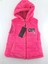 Kız Çocuk Yelek Peluş Kapüşonlu Içi Astarlı Pembe ve Pudra Pembe Renk Seçenkleri Cep Detaylı Fermuar 2