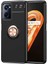 Oppo A36 Kılıf Ravel Silikon Kapak - Siyah - Rose Gold 1