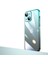 Apple iPhone 14 Kılıf Parlak Renk Geçişli Kamera Korumalı Senkron Kapak - Mavi - Siyah 1