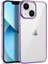 Apple iPhone 14 Plus Kılıf Pixel Kapak - Açık Mor 1