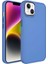 Apple iPhone 14 Plus Kılıf Metal Çerçeve ve Buton Tasarımlı Silikon Luna Kapak - Lavendery Gray 1