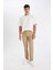 Regular Fit Normal Kesim Yazlık Düz Paça Chino Kanvas Pantolon D1526AX24SM 2