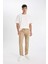 Regular Fit Normal Kesim Yazlık Düz Paça Chino Kanvas Pantolon D1526AX24SM 3
