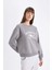 Regular Fit Bisiklet Yaka Baskılı İnce Sweatshirt D5929AX24AU 3