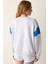 Gri Melanj Bisiklet Yaka Sanrio Baskı Sweatshirt 4