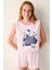 Pamuklu Sanrio Pembe Şortlu Pijama Takımı 2