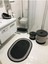 Jüt,hasır,6 Lı,banyo Paspas Takımı,bohem Tarzı Banyo Takımı,iskandinav Paspas/sepet 2