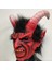 Erkek Krampus Demon Maskesi Film Cosplay Koyun Boynuzu Şeytan Kafa Kapağı (Yurt Dışından) 2