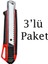 Maket Bıçağı Pro-Plast 18 mm 3'lü Paket 1