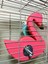 Flamingo Figürlü Aynalı Kuş Tüneği 5