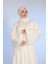 Harika Wear Prenses Abaya Beyaz 3