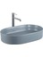 E-W1202MM Tezgah Üstü Lavabo Mat Mavi 1