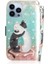 IPhone 14 Pro Max Manyetik Kapatma Pu Kart Için 3D Boyalı Koruyucu Kılıf (Yurt Dışından) 5