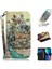 IPhone 14 Için 3D Boyalı Koruyucu Kılıf Artı Pu Deri Kordon Manyetik (Yurt Dışından) 1