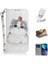 IPhone 15 Için 3D Boyalı Koruyucu Kılıf Artı Cüzdan Pu Deri Kart Yuvaları (Yurt Dışından) 5