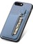 IPhone 7 Için Kılıf Artı/8 Artı Standı Manyetik Araç Montaj Crad Yuvası Fermuar (Yurt Dışından) 4