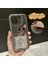 iPhone 13 Uyumlu Kılıf + Lens Koruyucu Standlı Kenarı Renkli Silikon Arkası Sararmaz Şeffaf 1
