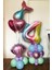 Deniz Kızı Balon Seti The Little Mermaid Temalı Rakam Balonlu Set 1-9 Yaş Balon 1