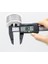 1 Paket Karbon Fiber Plastik Siyah LCD Vernier Kaliper 0-150MM, Yüksek Hassasiyet, Ölçülebilir Yükseklik/derinlik/kalınlık, Metrik ve Inç Inda Tek Anahtar Anahtar (Yurt Dışından) 4