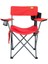 Camper Katlanabilir Kamp Piknik Sandalyesi - Kırmızı 2