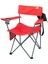 Camper Katlanabilir Kamp Piknik Sandalyesi - Kırmızı 3