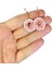 Pembe Donut Figür Tatlı Küpe 2