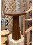 Wood Ahşap Fitilli Mantar Yan Sehpa Tekli 50cm 2