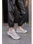 Hilary Beyaz Deri Taşlı Kadın Sneaker 5