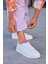 Marsel Beyaz Deri Kadın Sneaker 3