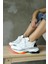 Negro Beyaz Deri Kadın Sneaker 1