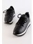 Belenis Siyah Deri Kadın Sneaker 3