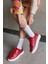 Julia Kırmızı Deri Kadın Sneaker 1