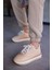 Balla Bej Deri Kadın Sneaker 1