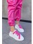 Patty Beyaz Deri Pembe Lastikli Kadın Sneaker 5