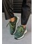 Roma Haki Süet Deri Kadın Sneaker 2