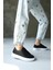 Julia Siyah Deri Kadın Sneaker 1