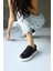 Julia Siyah Deri Kadın Sneaker 4