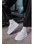 Diya Beyaz Hakiki Deri Kadın Sneaker 3