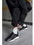 Hello Siyah Deri Kadın Sneaker 2