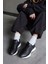 Hello Siyah Deri Kadın Sneaker 3
