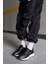 Hello Siyah Deri Kadın Sneaker 4