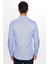 Erkek Modern Slim Fit Dar Kesim Uzun Kollu Pamuklu Çizgili 4 Mevsim Italyan Yaka Gömlek 5